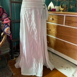 Richard Malcolm white linen skirt